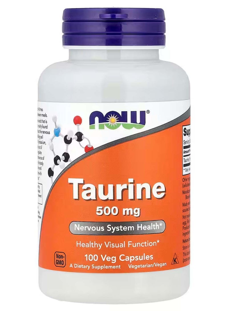 ناو تورين، 500 ملجم، 100 كبسولة نباتية - Image 1