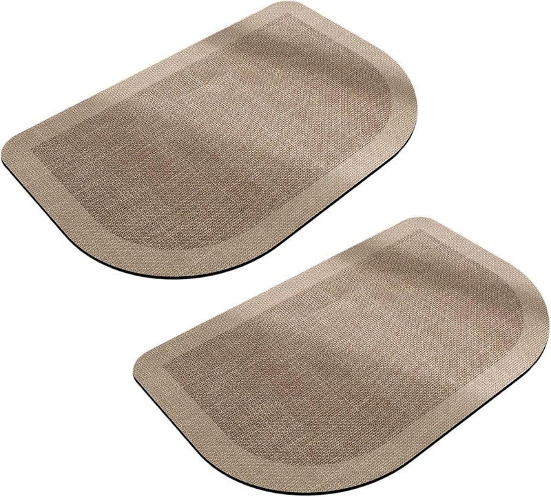 ordinarYone 2PCS Soft Absorbent Bathroom Mat Diatomite Bath Mat NonSlip Fast Dry Bathing Floor Mats for Safe Bathing Shower - Image 3