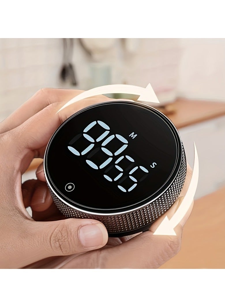 Generic Circular Kitchen Timer - Battery Powered, ABS Material, ≤36V Operating Voltage, 0.01 Accuracy, No Laser Function - Ideal for Cooking, Baking, Sports - Durable Accessory, Perfect Gift for Mothers Day  - Image 1