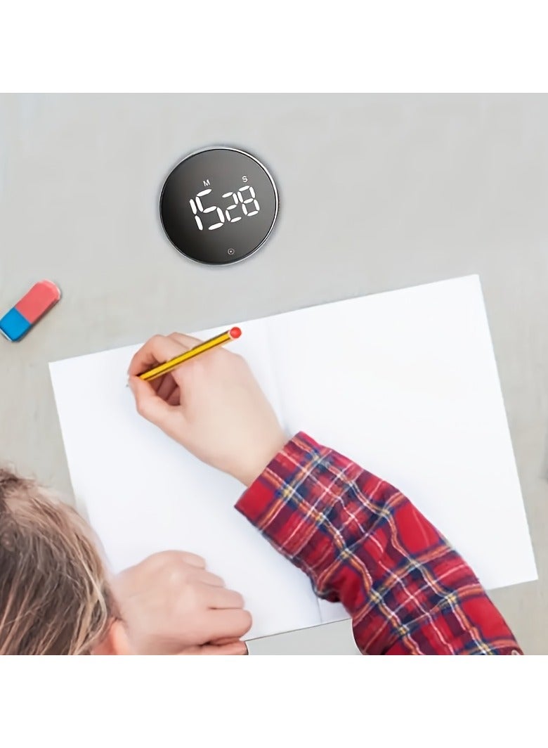 Generic Circular Kitchen Timer - Battery Powered, ABS Material, ≤36V Operating Voltage, 0.01 Accuracy, No Laser Function - Ideal for Cooking, Baking, Sports - Durable Accessory, Perfect Gift for Mothers Day  - Image 4