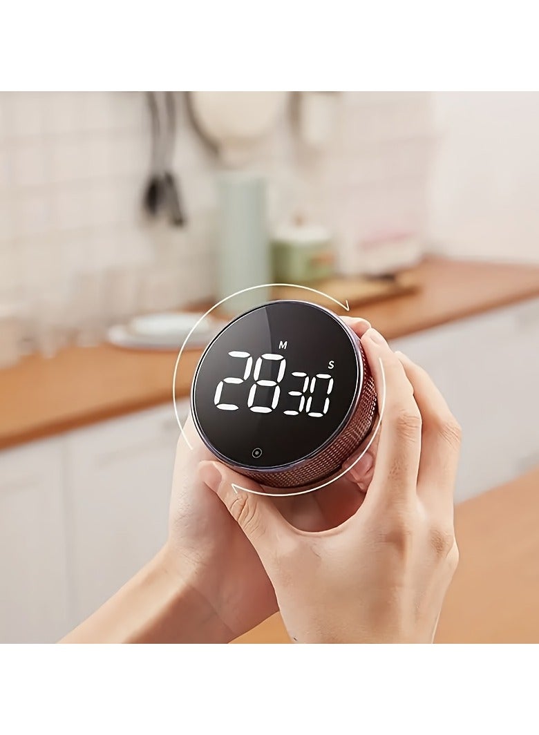 Generic Circular Kitchen Timer - Battery Powered, ABS Material, ≤36V Operating Voltage, 0.01 Accuracy, No Laser Function - Ideal for Cooking, Baking, Sports - Durable Accessory, Perfect Gift for Mothers Day  - Image 2