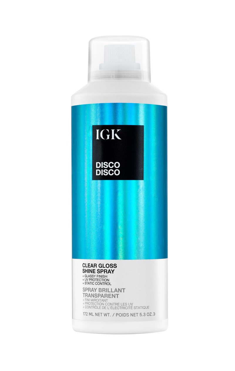 iGK بخاخ لمعان الشعر الشفاف IGK ديسكو ديسكو 172 مل / 5.3 أونصة - Image 1