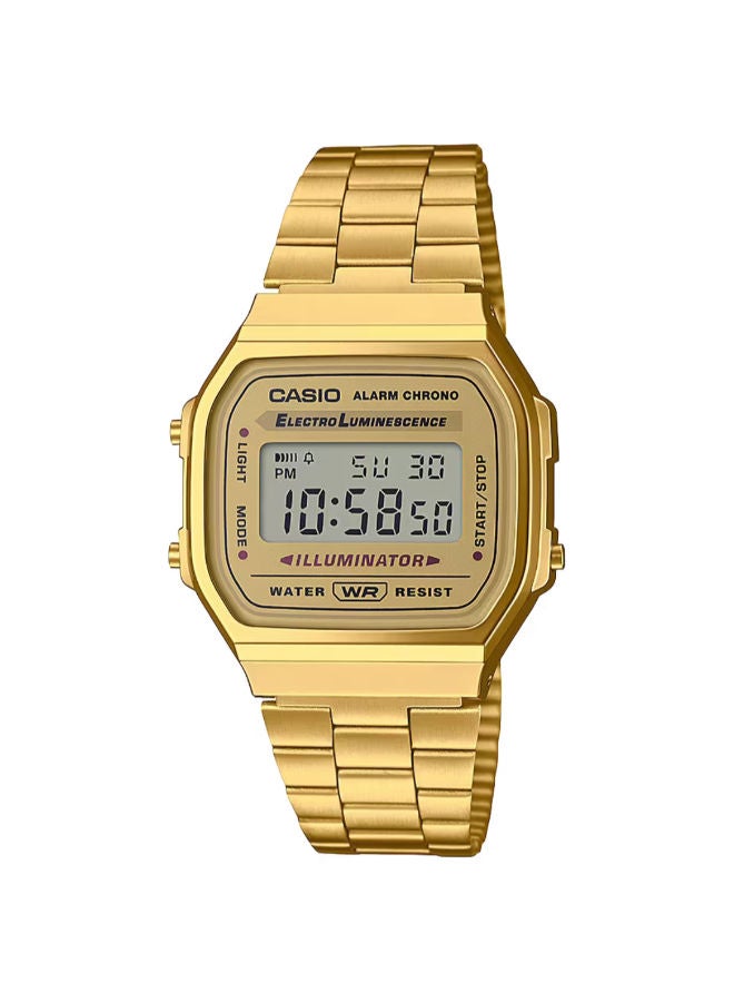 CASIO Stainless Steel Digital Wrist Watch A168WG-9WDF - Image 1