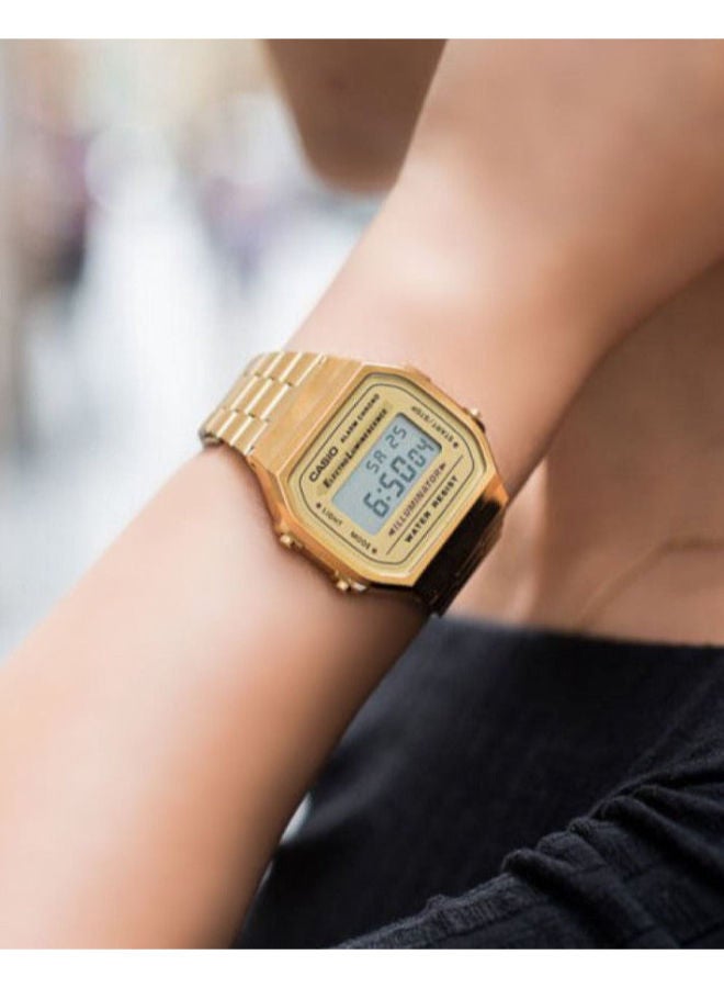 CASIO Stainless Steel Digital Wrist Watch A168WG-9WDF - Image 3