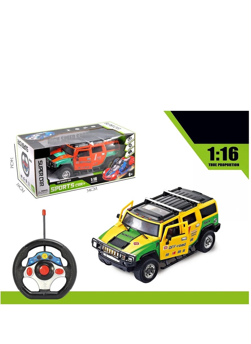 Rally 1:16 RC Electric Racing Car Big Tires Automatic Opening Doors High Quality  - Image 2