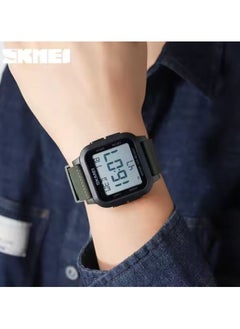 SKMEI Outdoor Sports Multifunction Alarm Water Resistant Digital Watch 1894 Green  - Image 2