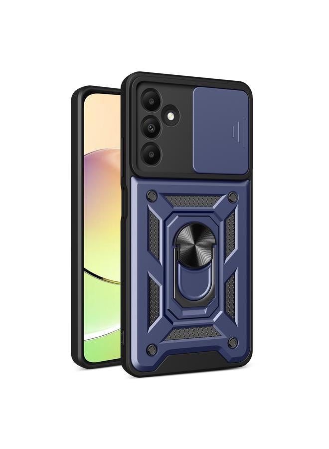 اس-توب جراب لهاتف Samsung Galaxy A15 بتصميم غطاء كاميرا منزلق مصنوع من مادة TPU+PC - Image 1