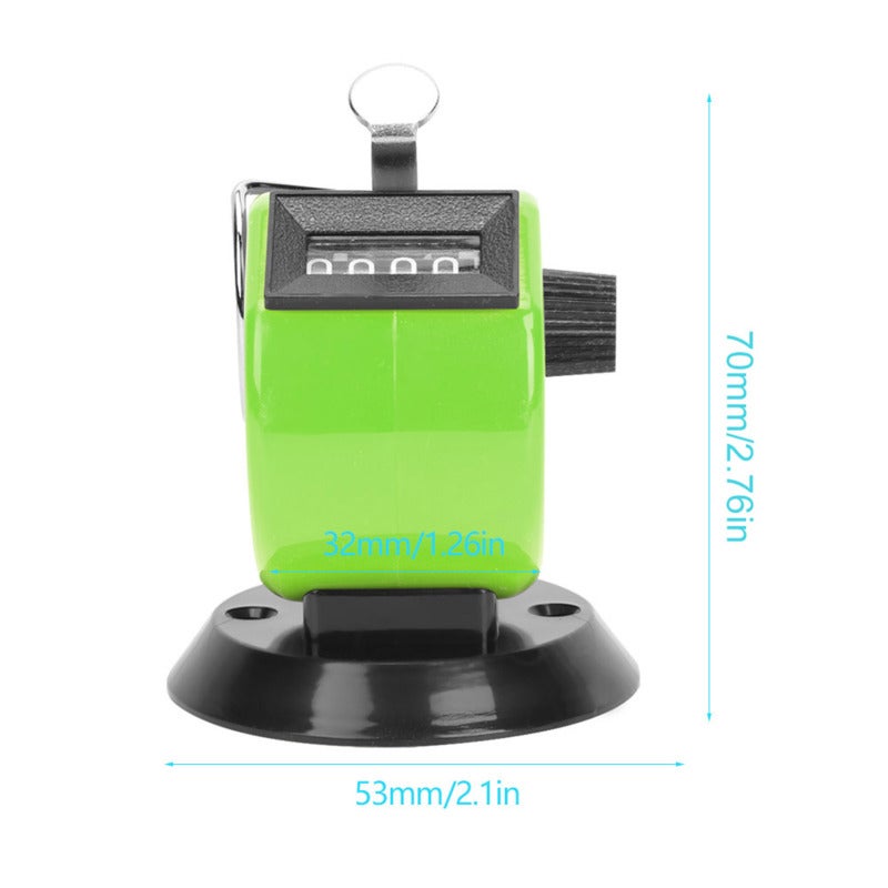 Mechanical Counter ABS Plastic Handheld Counting Tool - 9999 Times High-Capacity Reset Function for Conference Attendance Data Statistics Traffic Flow - Image 5