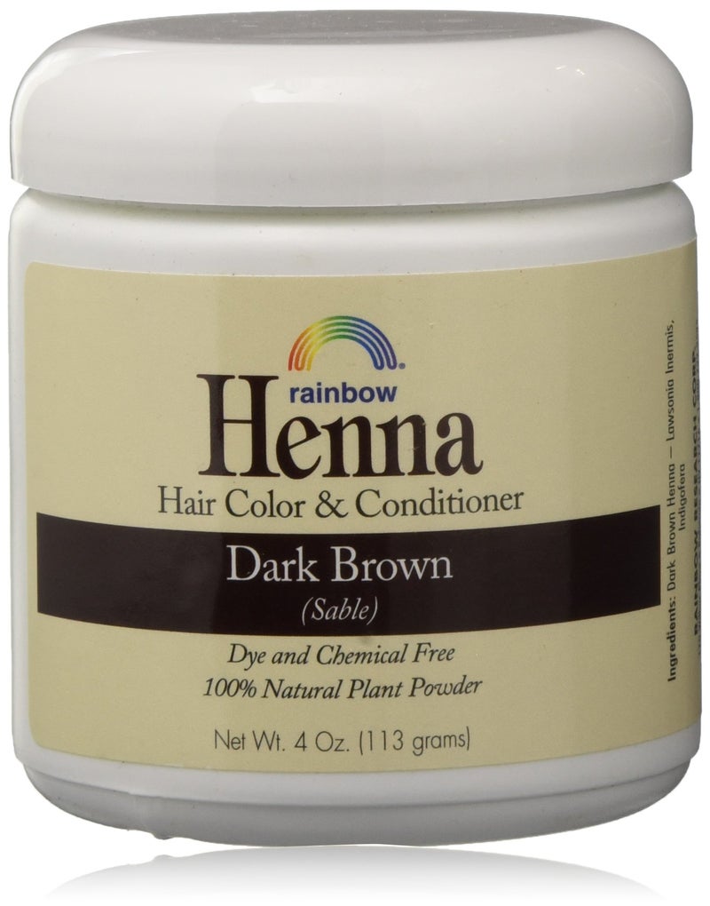 Rainbow Research Rainbow Henna Persian Dark Brown Hair Color 4 Oz, (2 pack) - Image 1