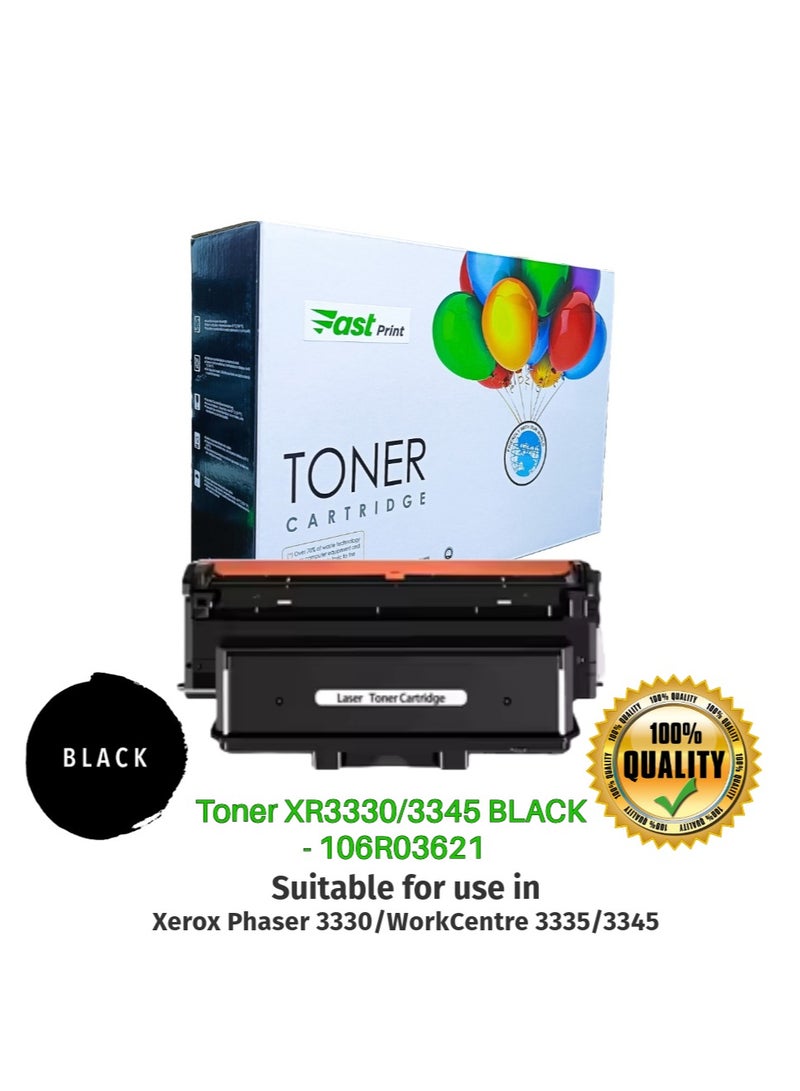 Fast Print Toner XR3330/3345 BLACK  - 106R03621 - Image 1