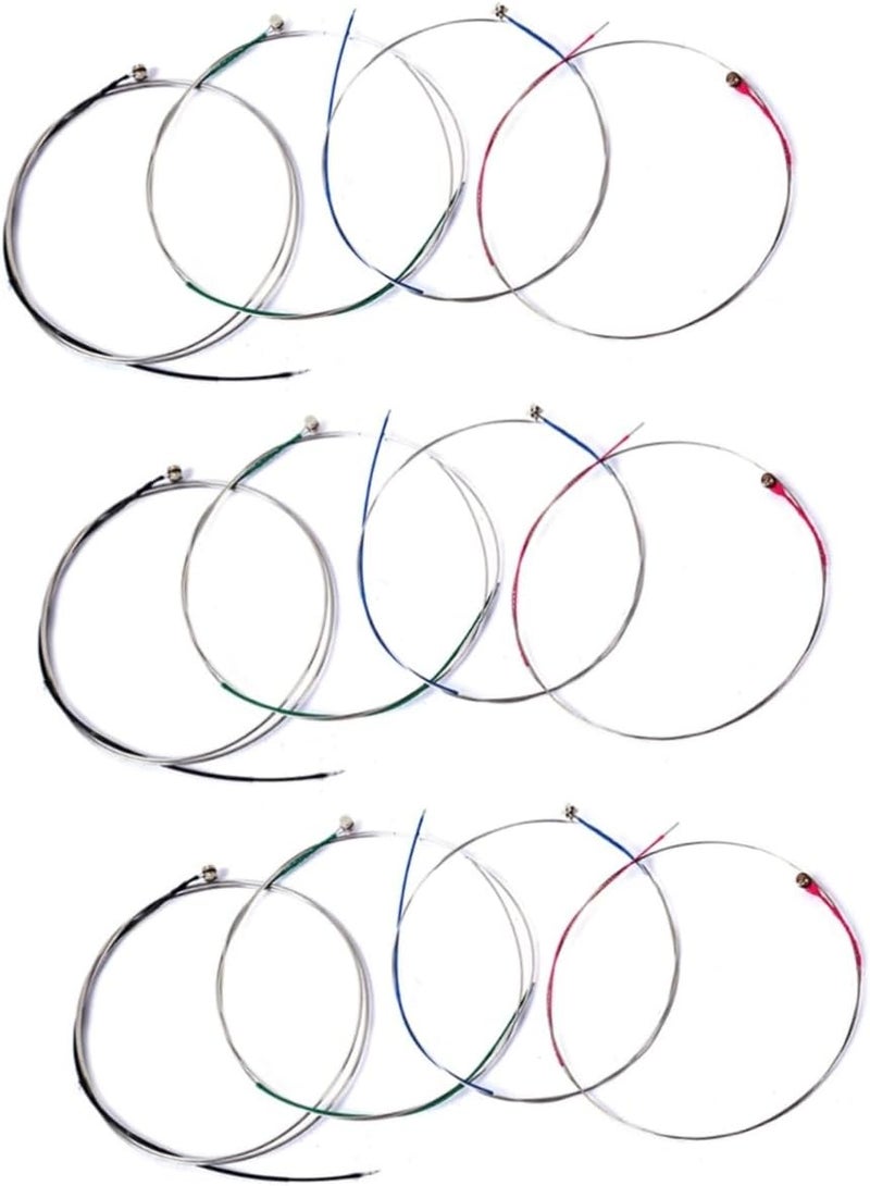 Toyvian 12pcs e Violin Strings Fiddle Strings Violin Parts Musical Instrument Accessories - Image 1