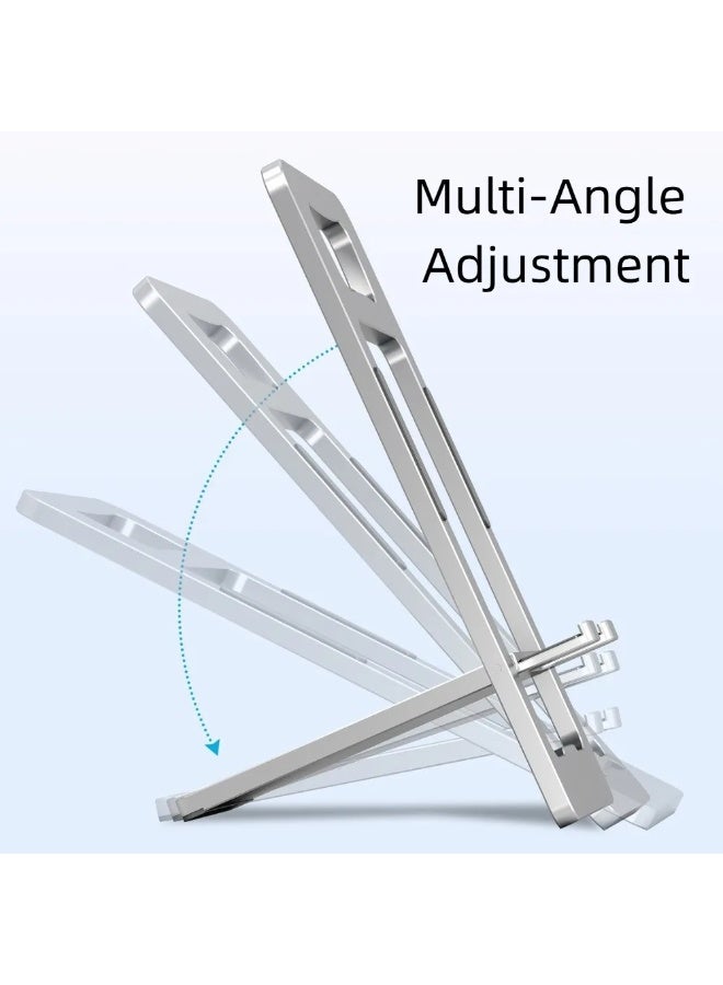 Bamboo Mobile phone holder, card-style phone and tablet stand, portable, non-slip, adjustable desktop iPhone stand, foldable aluminum alloy stand, universal phone holder - Image 5