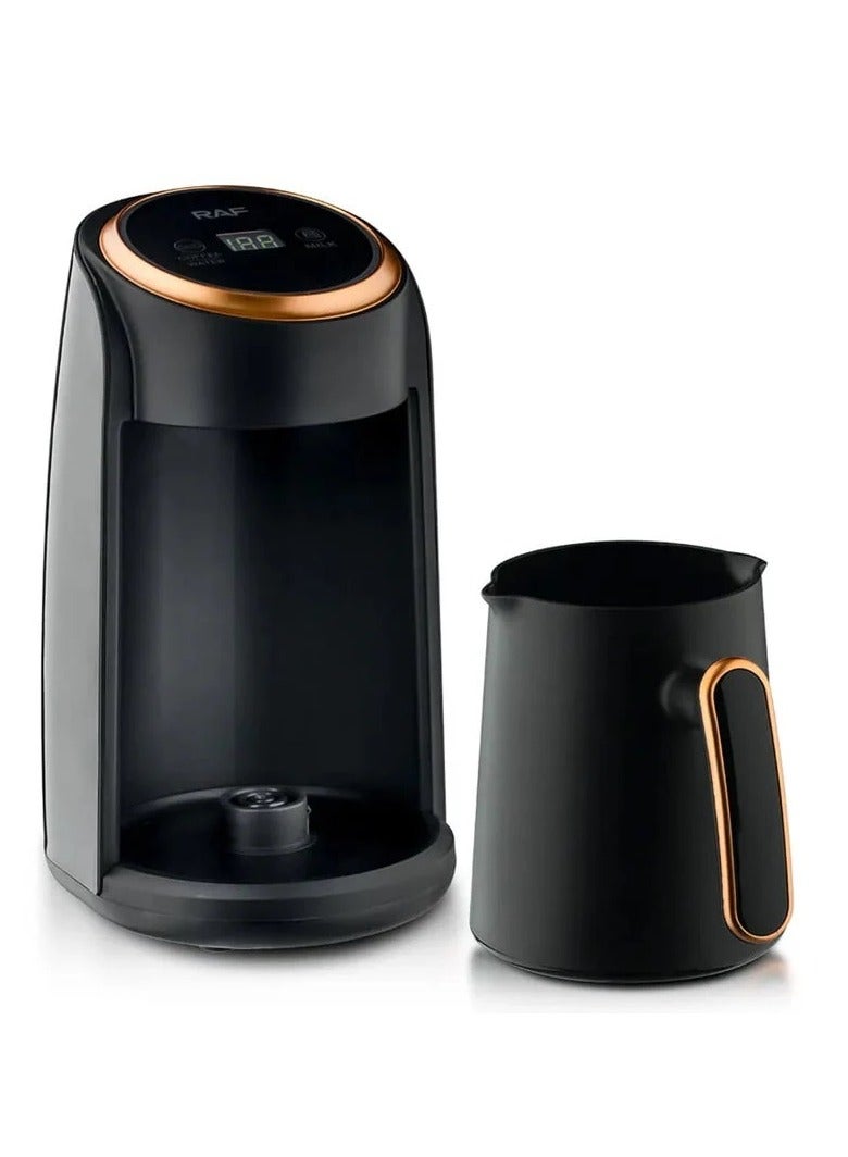 آر إيه أف ماكينة صنع القهوة الرقمية (وعاء متعدد الاستخدامات، قهوة، حليب، ماء)/300 مل/600 واط(R.116) - Image 4