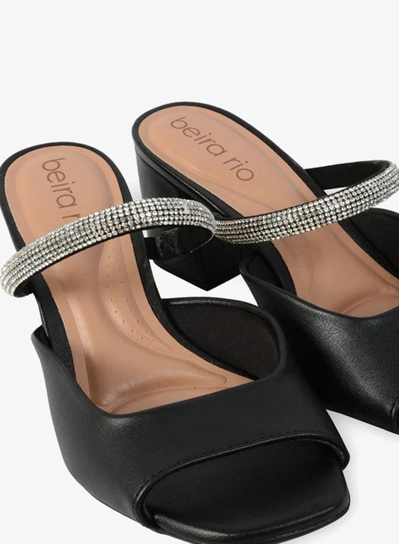 Beira Rio  Alexanderr Mid Strap Open Toe Pumps for Women | Best Price UAE