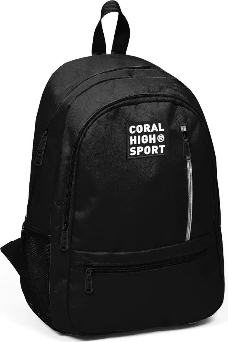 CORAL HIGH Sport Black Three Compartment Backpack 23457