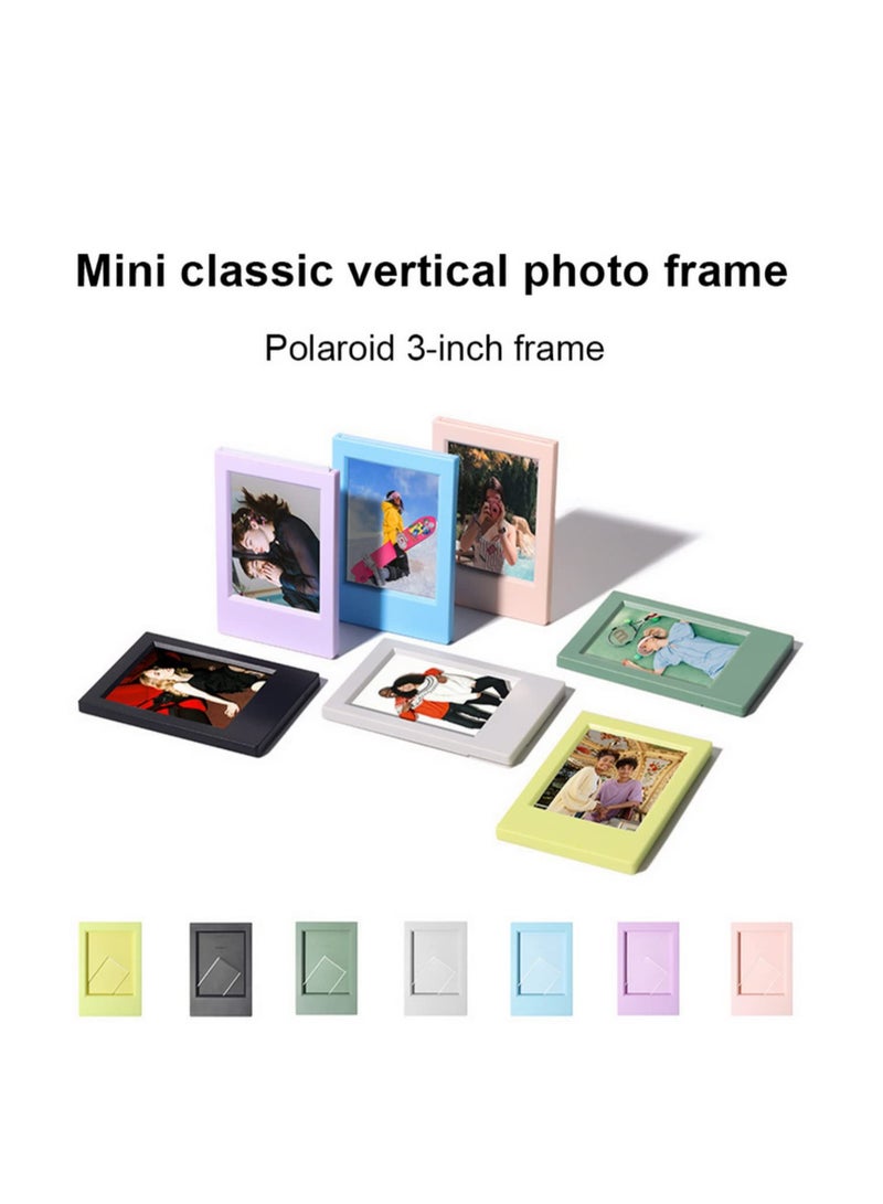 Mini Film Photo Frame Color Photo Frame Children's Art Photo Frame For Polaroid Photo Frame 3 Inch (Green) - Image 4