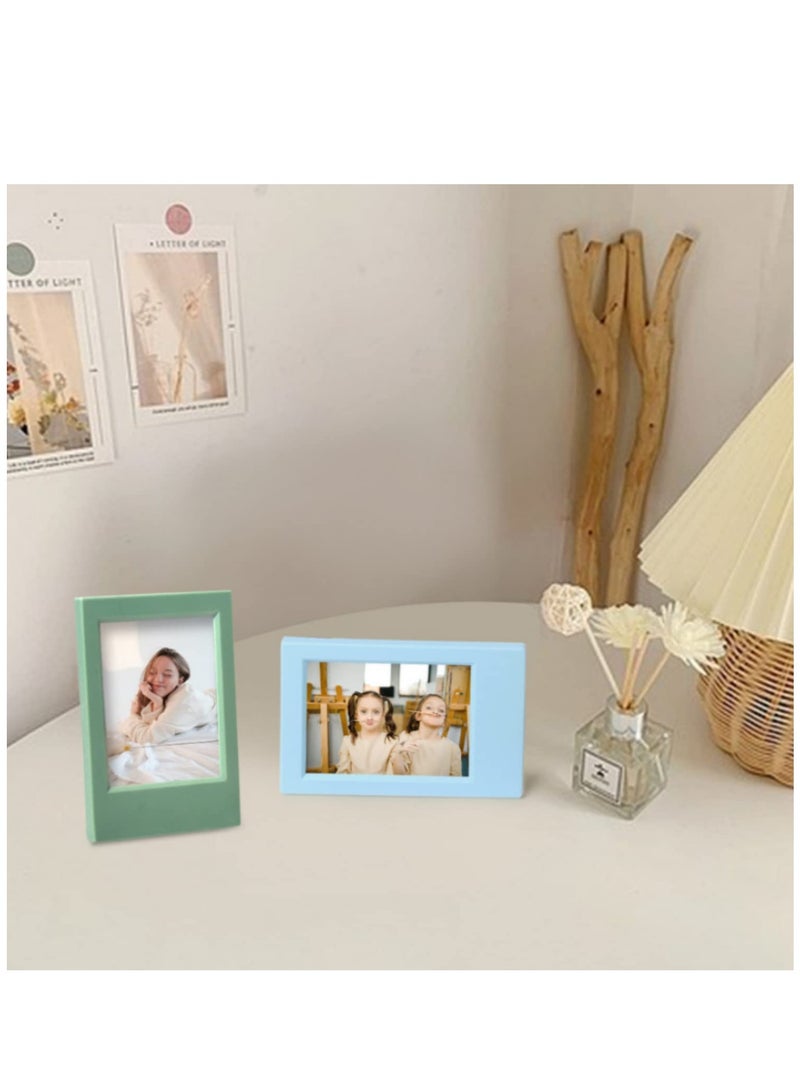 Mini Film Photo Frame Color Photo Frame Children's Art Photo Frame For Polaroid Photo Frame 3 Inch (Green) - Image 3