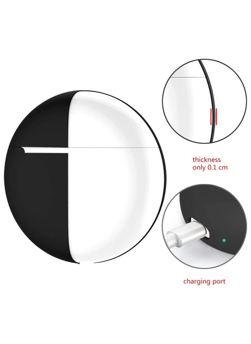 Phone Planet Silicone Case Cover for Huawei FreeBuds 4 with Carabiner and Charging Port Accessibility anti shock, full protection  - Image 2