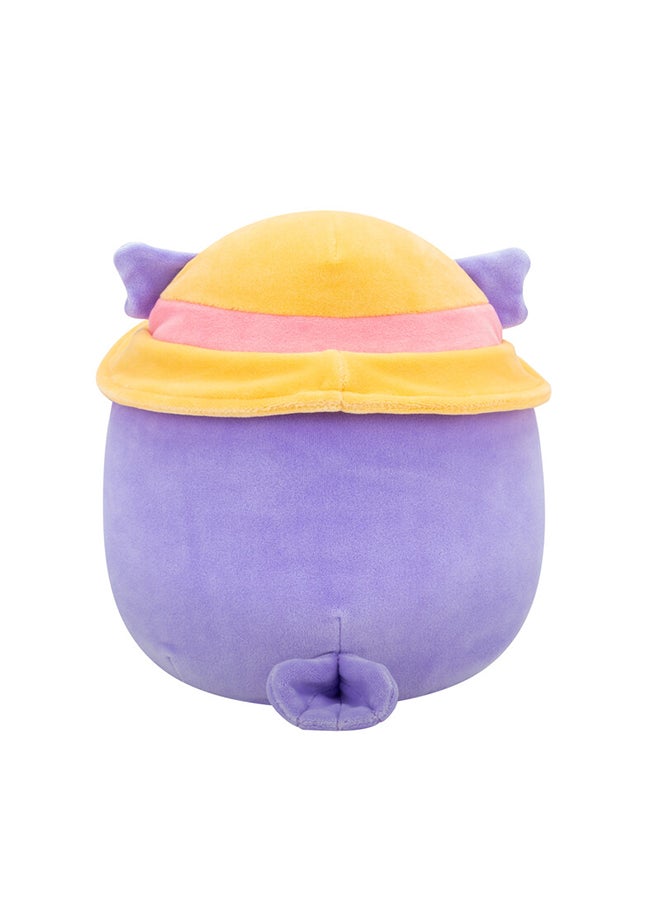 Squishmallows Little Plush 7.5 inch Holly Purple Owl with Sun Hat Officially Licensed Kellytoy Plush Toy Colorful Soft Gift for Kids Girls & Boys Washable Squishy Stuff Toy Multicolor All Age  - Image 2