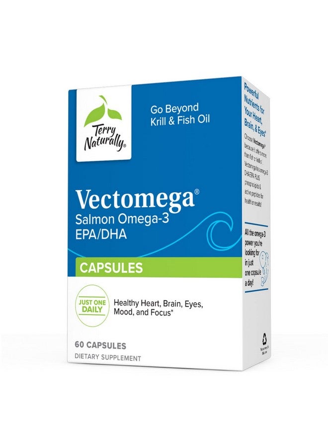 Terry Naturally Vectomega 60 Capsules Omega3 From Salmon Including Epa  Dha Nongmo Gluten Free 60 Servings - Image 2