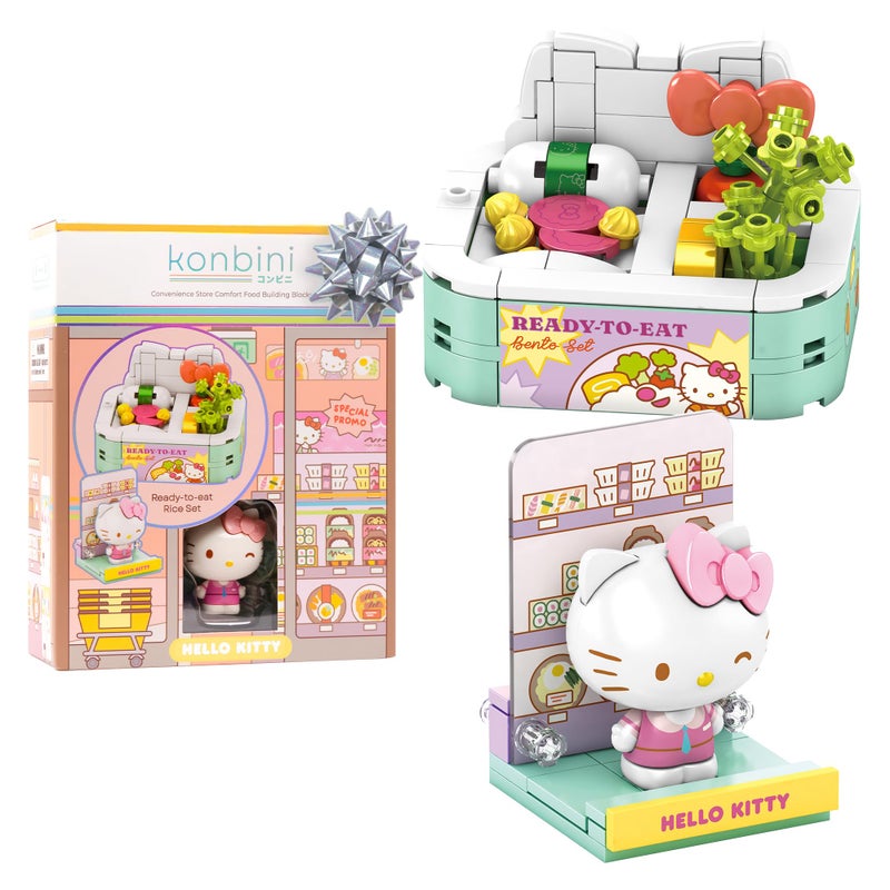 Hamee Sanrio Hello Kitty and Friends Konbini Cute Building Blocks Figure Set Birthday Gift Party Favor Gift Basket Filler Stress Relief Collectible Toy Sanrio Fan Relaxation Hello Kitty - Image 3
