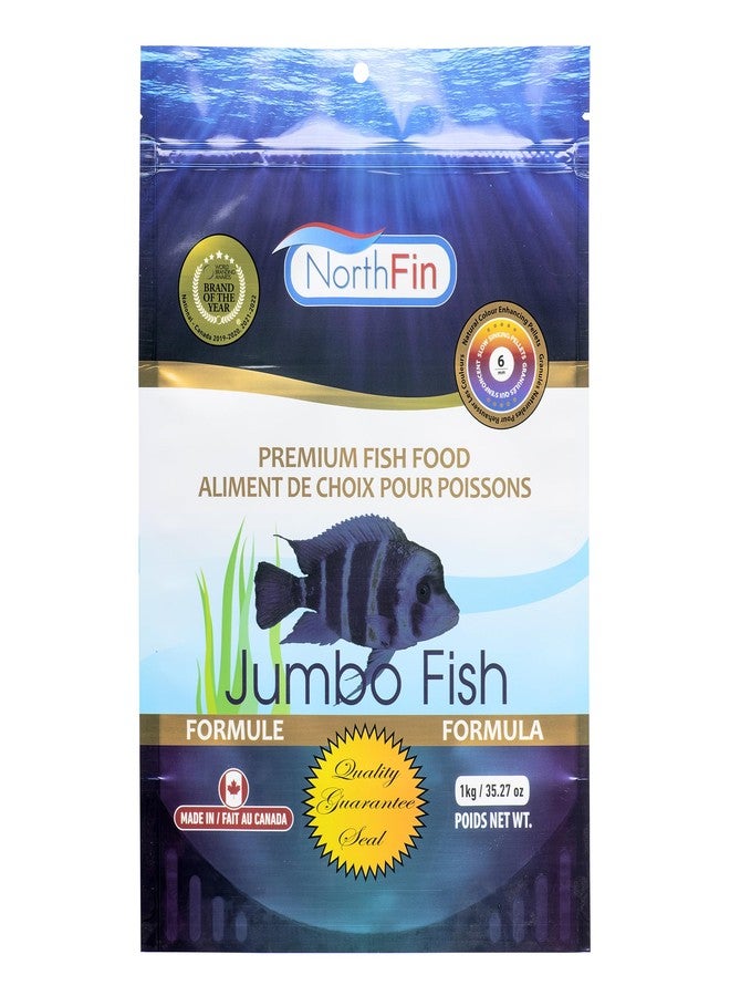 Northfin Fish Food Jumbo Formula Slow Sinking Pellets (6mm 1kg) - Image 1