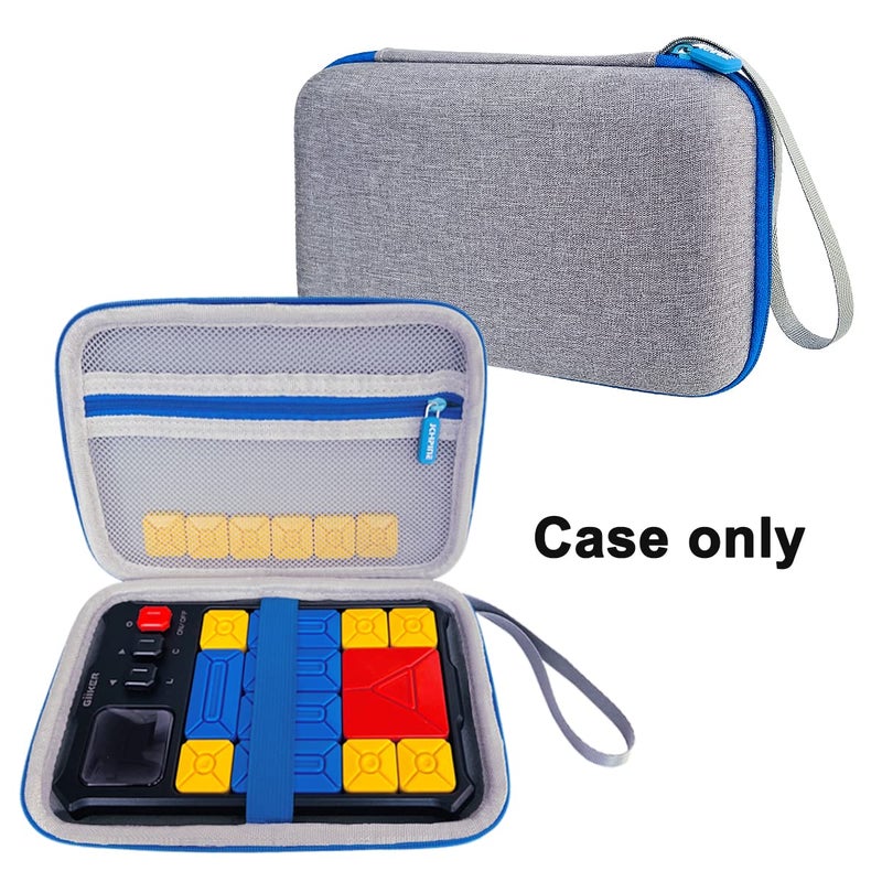 JCHPINE Hard Carrying Case for GiiKER Super Slide Brain Games, Protective Storage Holder for GiiKER Brain Teaser Puzzles Interactive Handheld Game Console Accessories (Blue Case Only) - Image 2