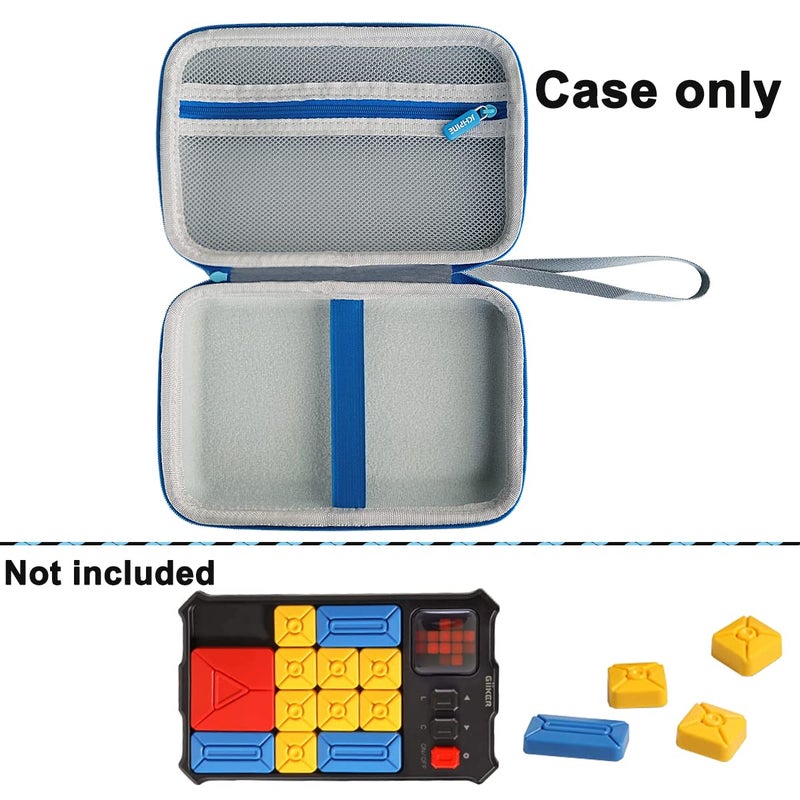 JCHPINE Hard Carrying Case for GiiKER Super Slide Brain Games, Protective Storage Holder for GiiKER Brain Teaser Puzzles Interactive Handheld Game Console Accessories (Blue Case Only) - Image 3
