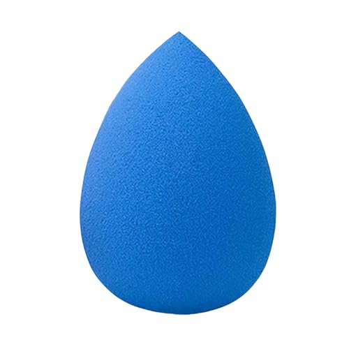 TRITON Professional Latex Free Beauty Blender Puff Soft Sponge for Face Makeup for Cream Powder Concealer Liquid Foundation for Women Girls Blue - Image 1