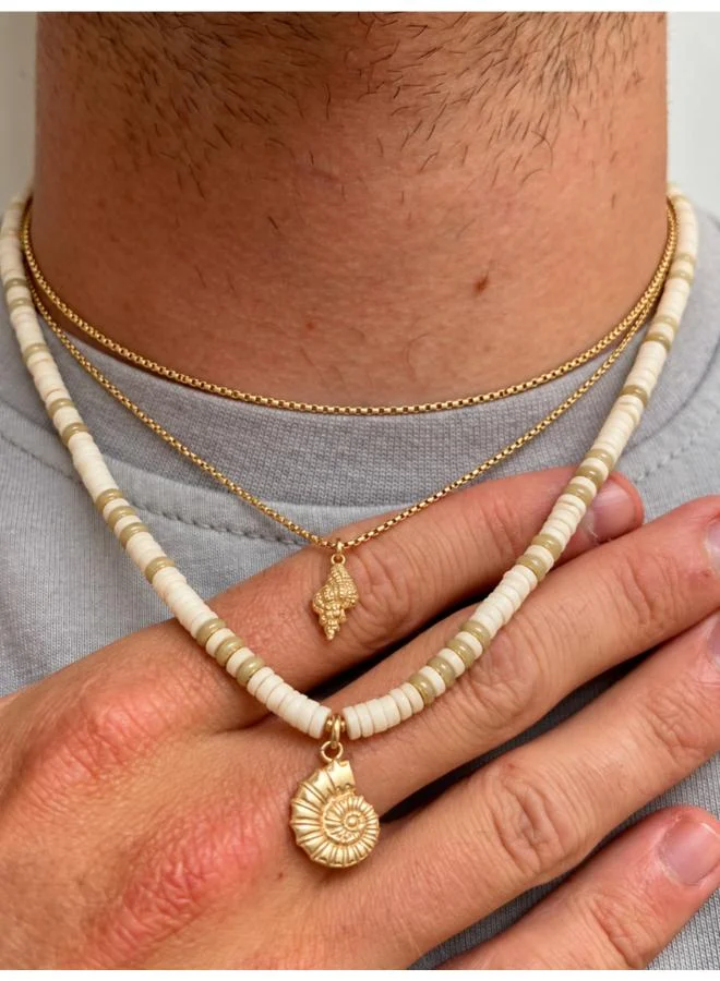 Seventy Five Layered Shell Charm Necklace Set