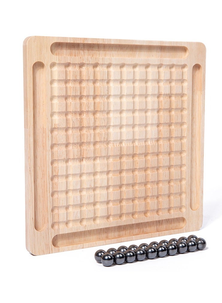 Folanry Magnetic Chess Game, Magnet Induction Chess Board Game, Infinity Game Table Magnetic Balls, Magnetic Rocks Game,Travel Chess Stones Set Party Supplies for Family Gathering,Magnetic Board Game - Image 2