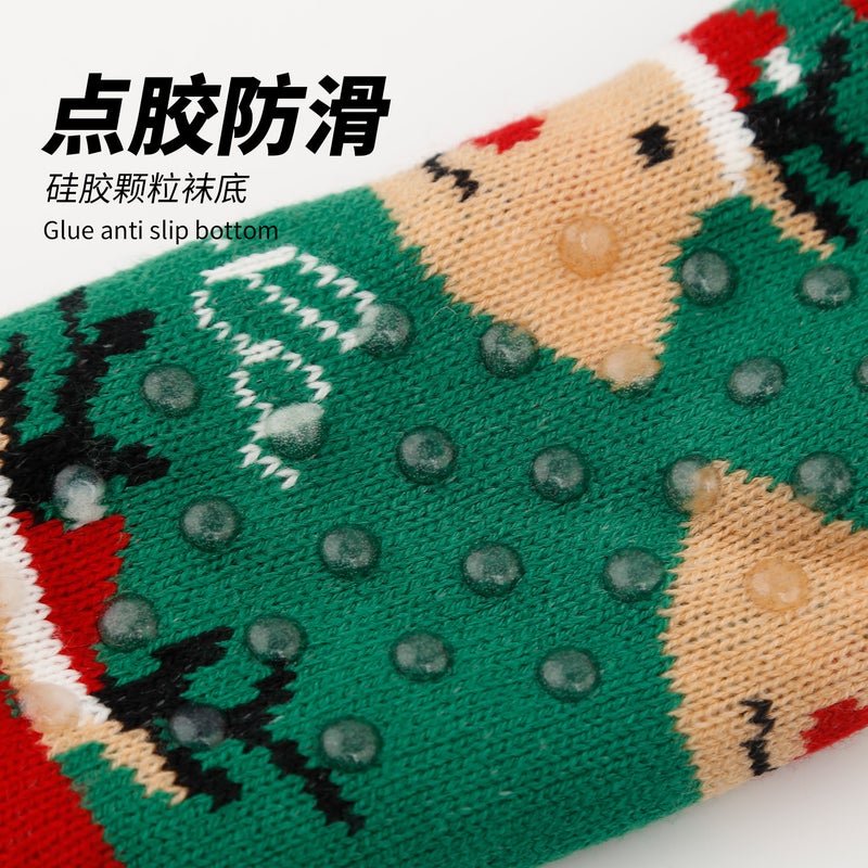 Socks Ladies Floor Socks Snow Socks Thickened Fleece-Lined Home Sleep Socks Carpet Socks Moon Socks - Image 3