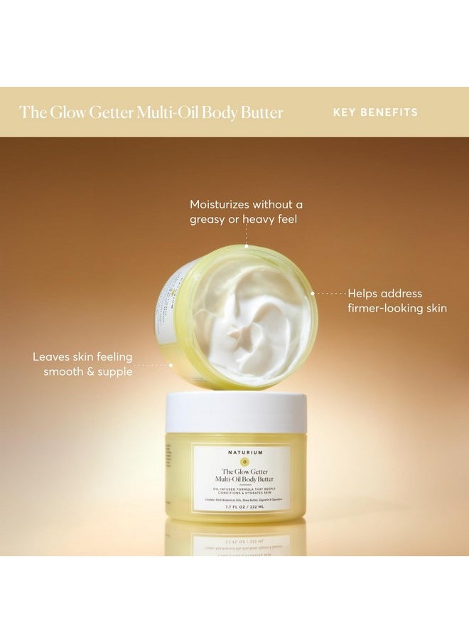 NATURIUM Naturium The Glow Getter Whipped Multi-Oil Body Butter, Firming Cream & Body Moisturizer with Shea Butter, 7.7 fl oz  - Image 3