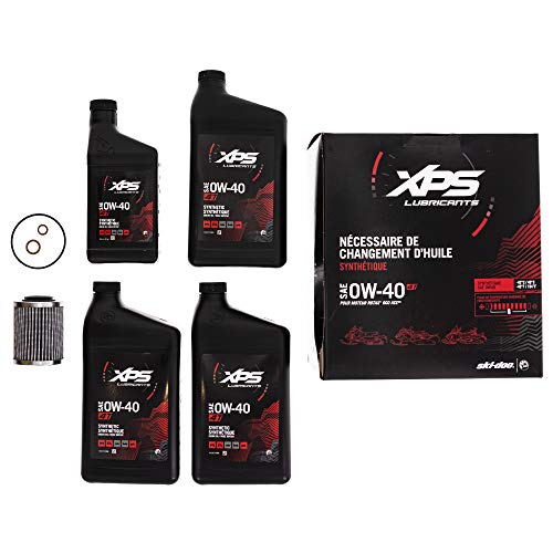SKI-DOO 4T 0W-40 Synthetic Oil Change Kit for Rotax 900 ACE engine - Image 1