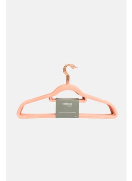 Bebe Home 10 Pieces Clothes Hanger Set, Peach  - Image 1
