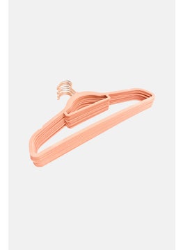 Bebe Home 10 Pieces Clothes Hanger Set, Peach  - Image 3