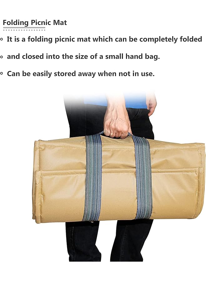 Biki Bin Amaar Traditional Arabian Camping & Picnic Mats With Armrest For Two People Multicolor Size (145 X 45 X 25) Cm - Image 3