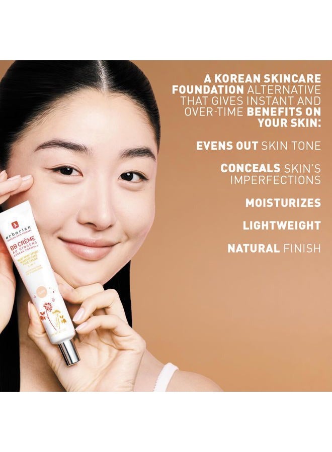 erborian BB Cream with Ginseng, Fair (Clair) - Lightweight Buildable Coverage with SPF 20 & Ultra-Soft Matte Finish Minimizes Pores & Imperfections - Korean Face Skincare - 0.5 Oz - Image 3