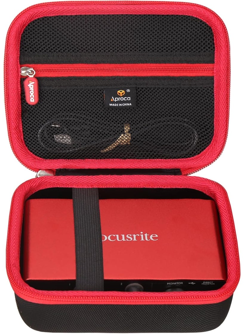Aproca Aproca Portable Hard Storage Protective Case for Focusrite Scarlett Solo 3rd Gen USB Audio Interface and Accessories  - Image 1