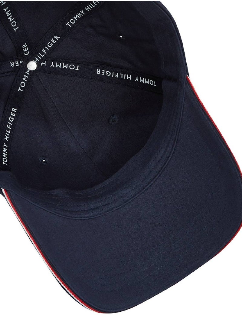 TOMMY HILFIGER Men's Signature Flag Six-Panel Baseball Cap - Cotton, Blue  - Image 3