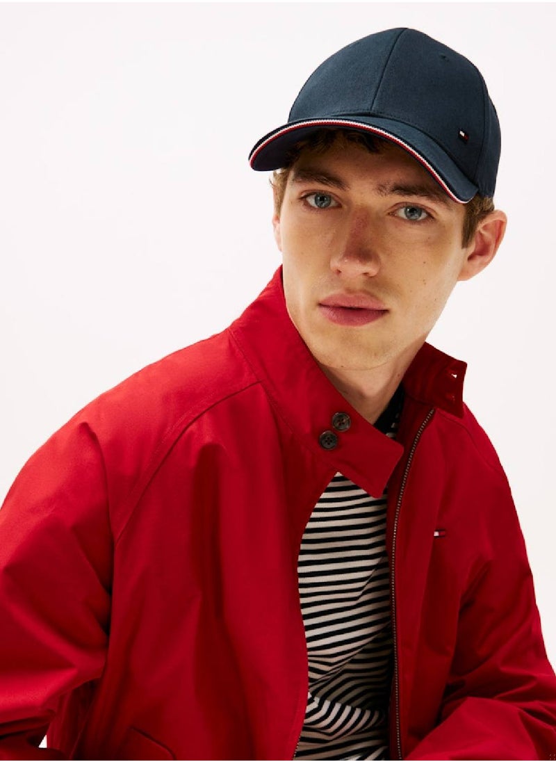 TOMMY HILFIGER Men's Signature Flag Six-Panel Baseball Cap - Cotton, Blue  - Image 4