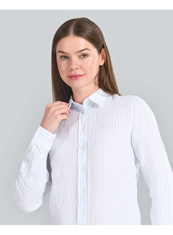 GANT Regular Fit Striped Linen Shirt