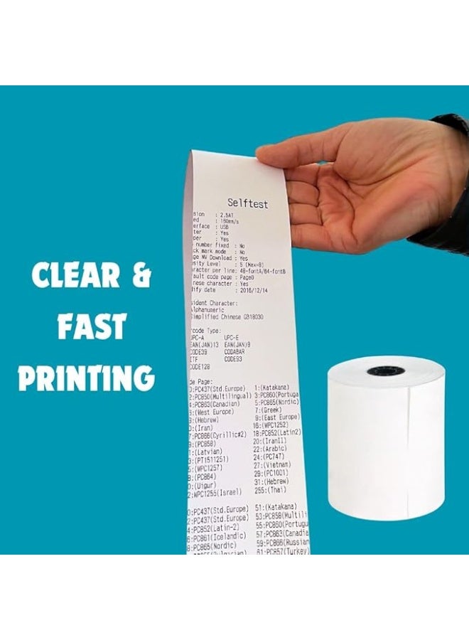 Terabyte 5-Piece 80×80 Thermal Paper Receipt Rolls Set - Image 4