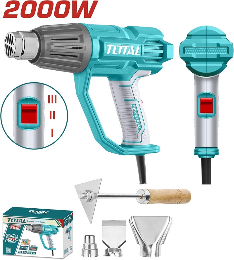 Total Heat Gun 2000W with Adjustable Temperature - Image 2