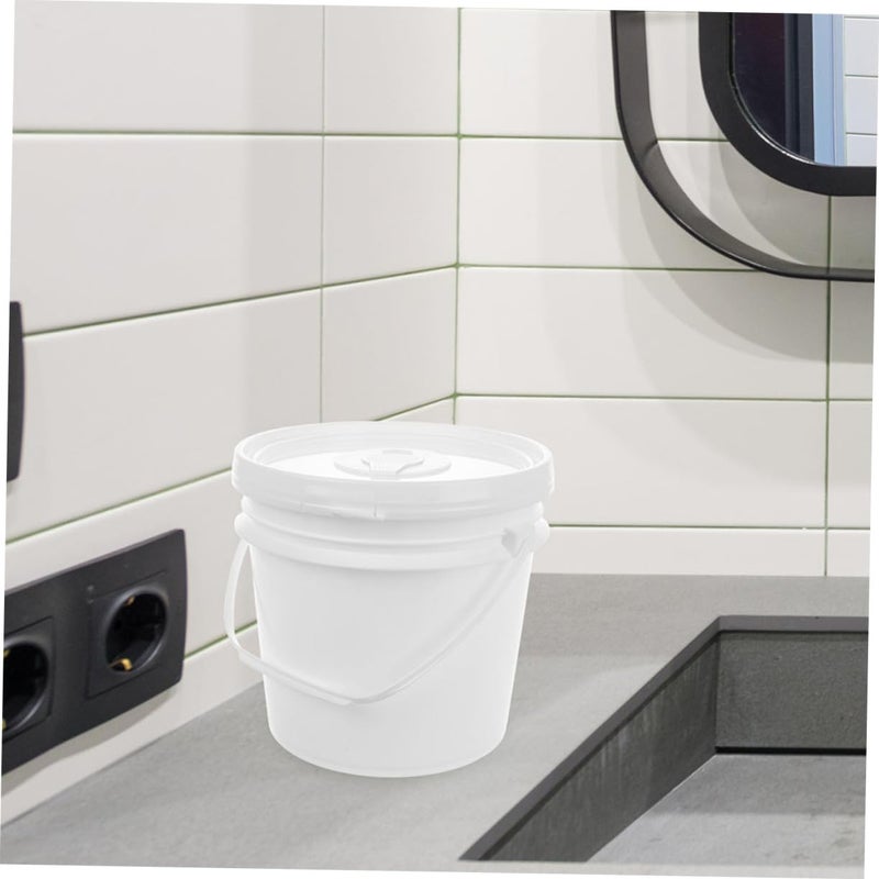 White Plastic Wipe Dispenser Bucket Holder for Car and Bathroom Flushable Wipes - Image 5