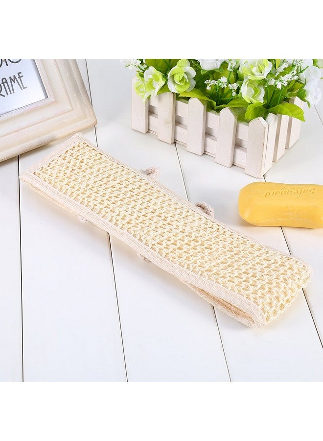Filfeel Loofah Back Scrubber Strap Bath Wash Exfoliating Strap For Shower Massage Sponge Body Back Washer For Men And Women Skin Care Bathing Accessories - Image 4