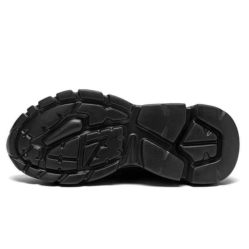 Kapsen Men's Slip on Walking Shoes Tennis Running Sneakers Lightweight Breathable Casual Soft Sole Comfort Work Gym Trainers Black - Image 4