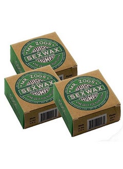 sex wax Quick Humps Coconut (Choose Temperature) (3X Cool To Mid Warm 3 Pack)  - Image 1