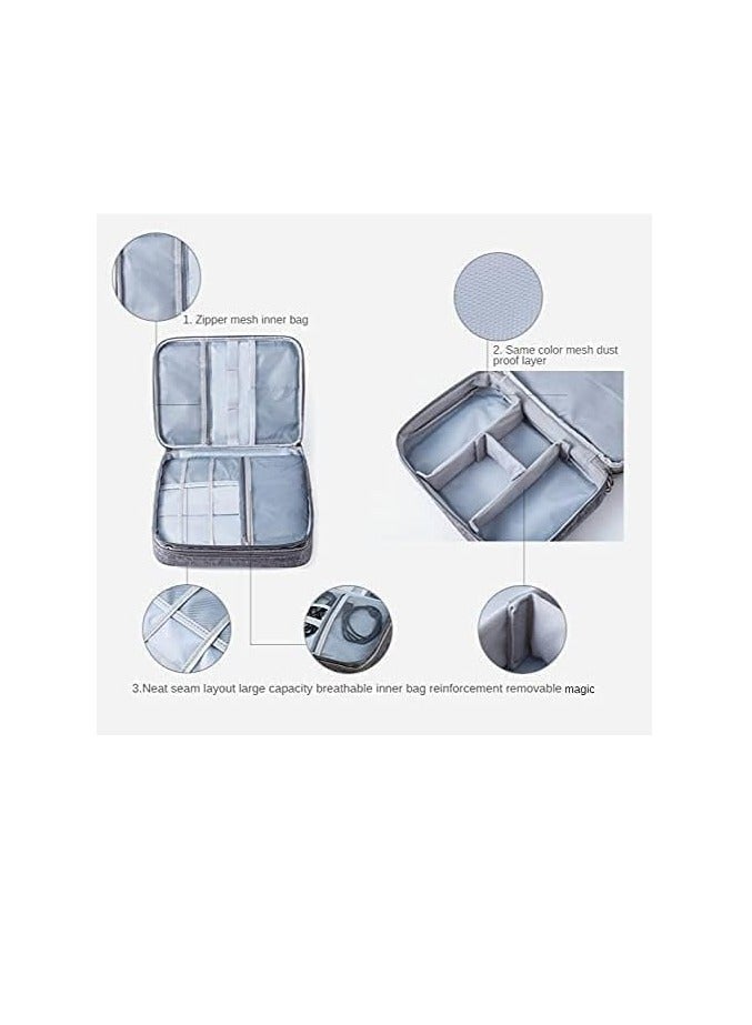 Cool Baby COOLBABY Electronic Accessory Bag Travel Cable Organizer Universal Waterproof Portable Cable Organizer for Adapter Memory Card USB Cable Organizer Large - Image 4