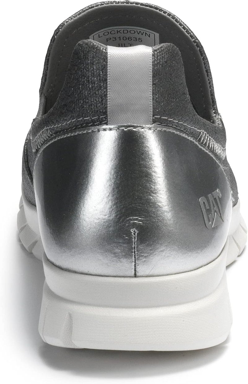 CATERPILLAR Silver Metallic Slip-On Shoes - Image 3